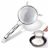 Double-Layer Fine Mesh Strainer, 4.7 Inch Stainless Steel Double Ear