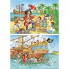 Ravensburger 09168 Jigsaw Puzzle Pirates' World Two x 20-Piece Puzzles