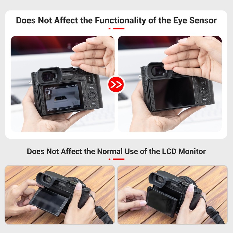 Extended Q3 43 Eyecup Eyepiece, Soft Silicon Camera Eye Cup