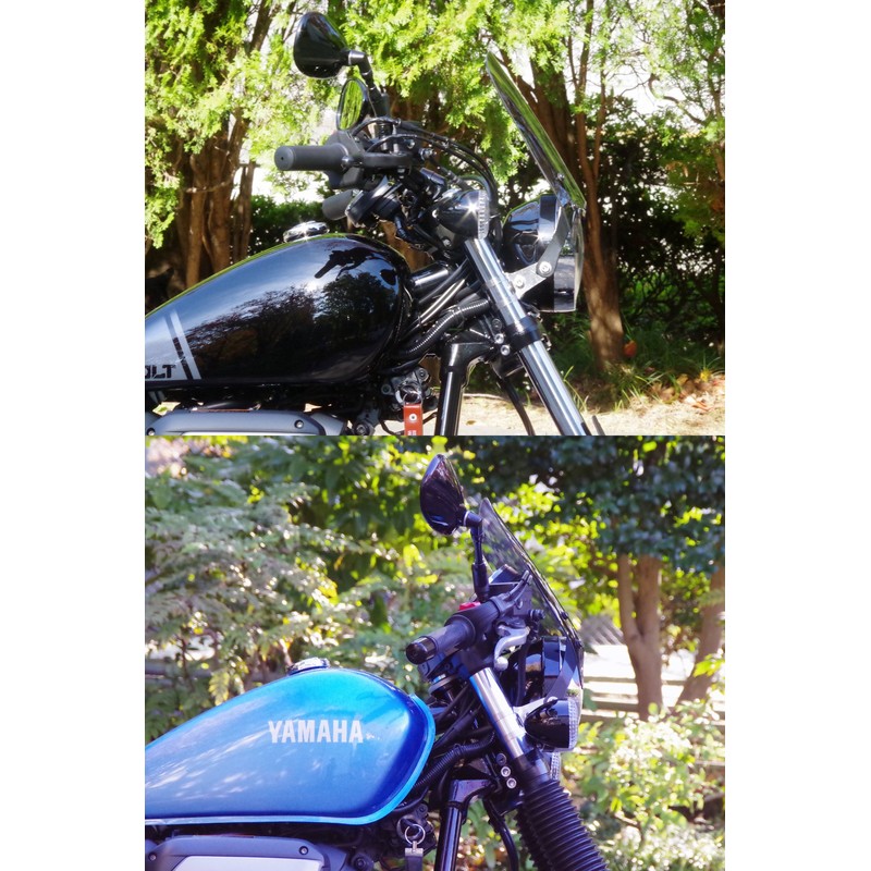 Worldwalk BOLT/C/R SCR950 Fork Mount Screen Long Smoke ws-26-2ls