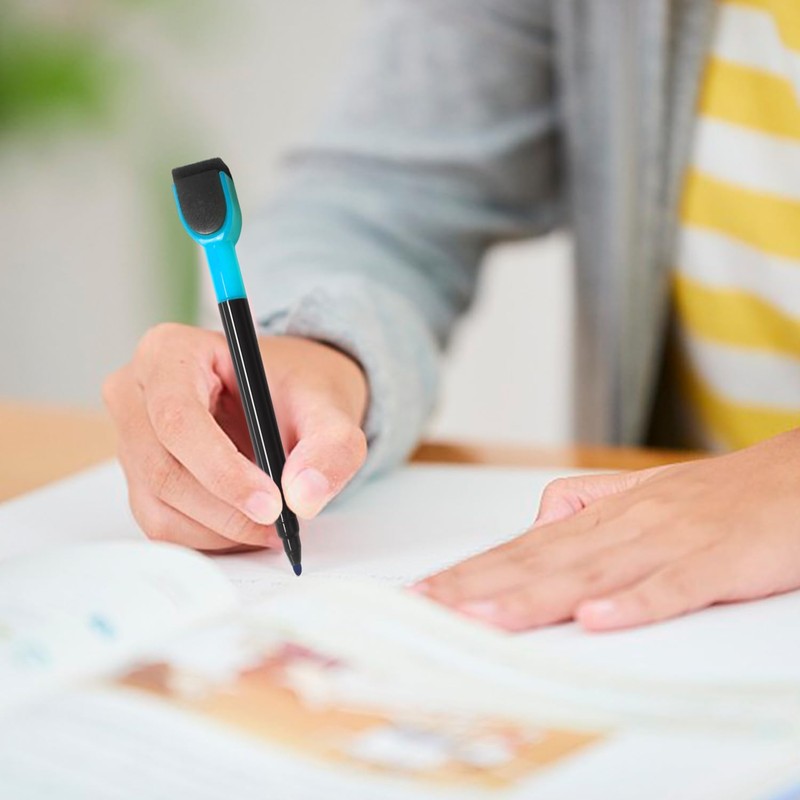 12 Magnetic Whiteboard Pens, Whiteboard Pens with Cleaning Brushes, Erasable