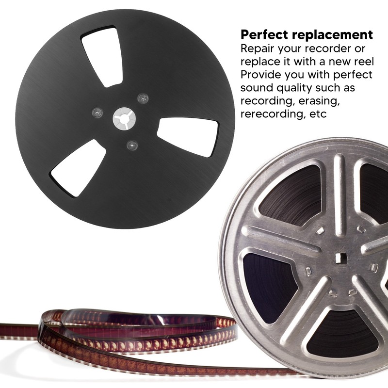 1/4 7 Inch Empty Tape Reel 3 Holes Wind Resistance