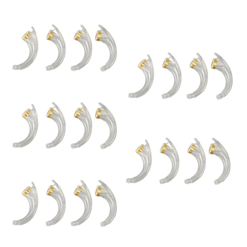 20pcs Replacement Ear Hook Prevents Howling Hearing Tool Parts Accessory