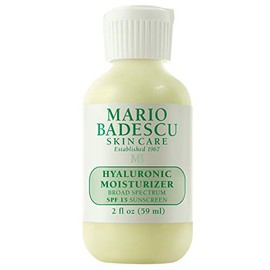 Mario Badescu Hidratante facial hialurónico para mujeres y hombres con SPF 15, hidratante facial ideal para piel mixta, seca o sensible, crema facial 