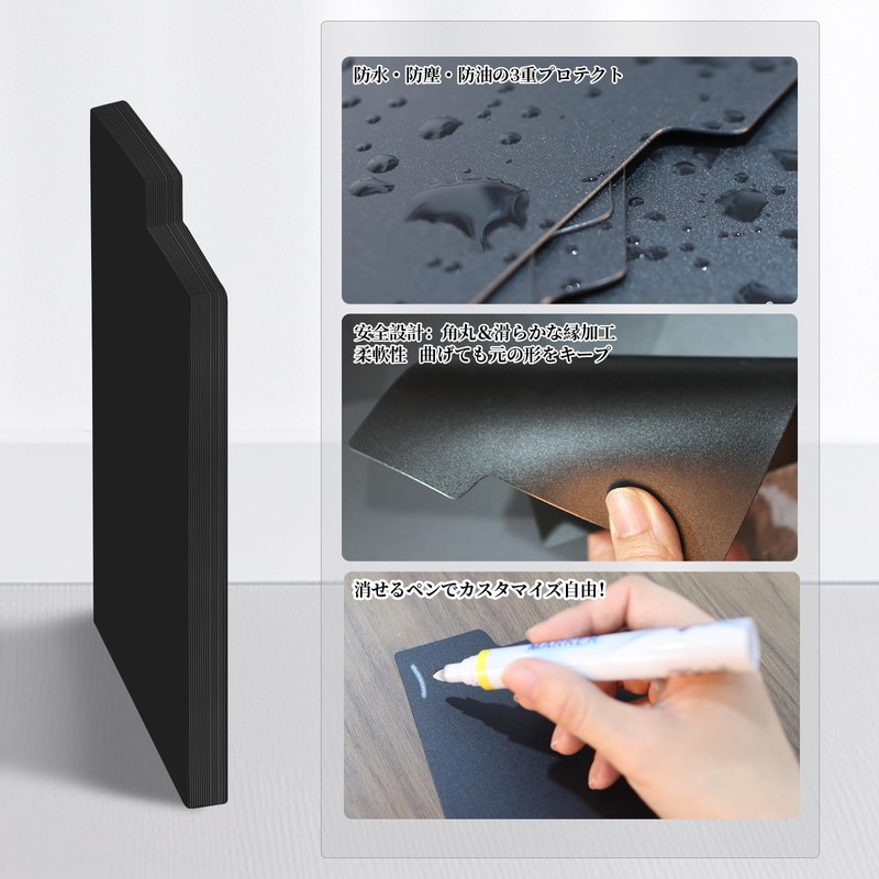 MayRecords 10 Pack Heavy Duty PP Multi-Divider Card Separators |