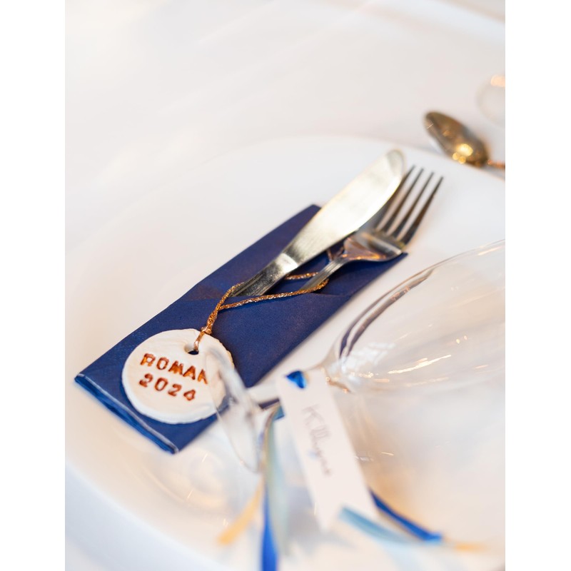 True Navy Blue Solid Luncheon Napkins - (Pack of 20)