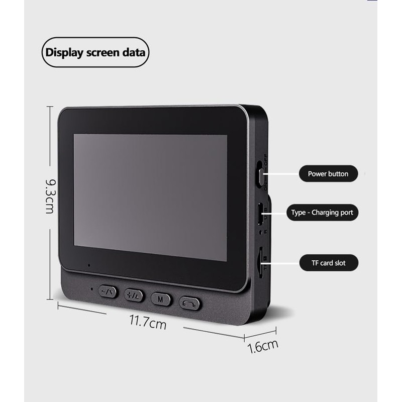TKMARS Doorbell Camera Wireless No Subscription 1080P, Waterproof Door Bell