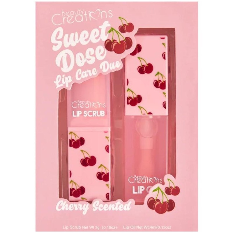Beauty Creations Sweet Dose Lip Care Duo - Scent: Cherry