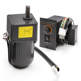 15W 25K 110V Adjustable Variable Gear Reducer Motor with Speed Controller for Industry Rated Speed 54r/min