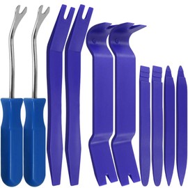 Kit de herramientas de eliminación automática de recortes Juego de 10 piezas, kit de herramientas de palanca de panel de arranque SourceTon Panel Dash, kit de extracción de tapicería, extractor de sujetadores Pry Bar Scraper para panel de tablero de mold