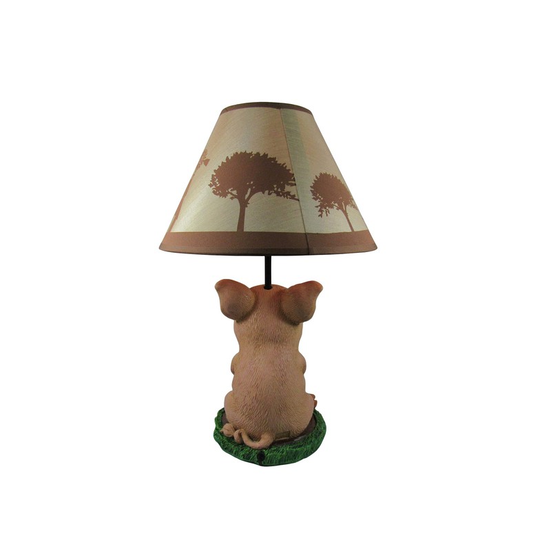 DWK Muddy Delight Decorative Farmhouse Pig Table Lamp