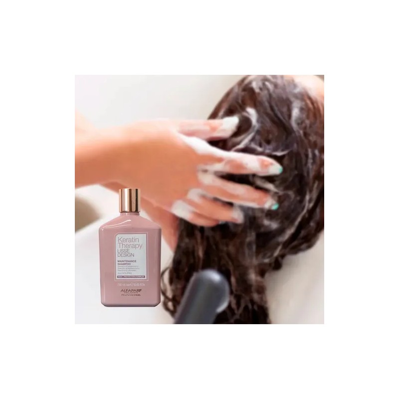 2 Alfaparf Shampoo Lisse Design Keratin Mantenimiento