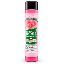 Shampoo de Aceite con Rosa Mosqueta, Suavidad, Anticaída, Regenerador, 500 ml