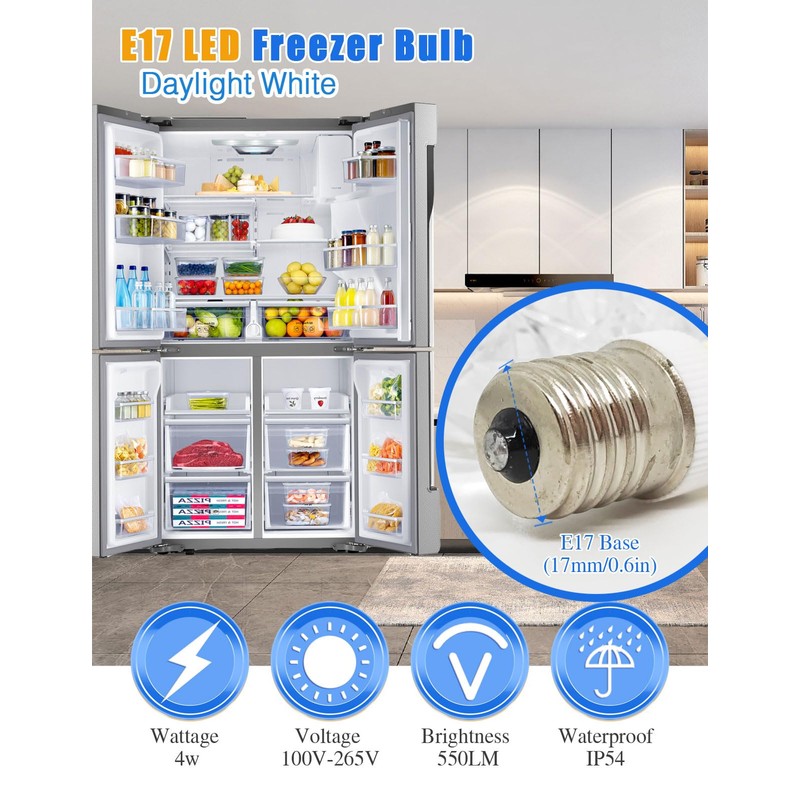 wossluck KEI D28M KEL 2815 Bulb Freeze 3.8w for Frigidaire