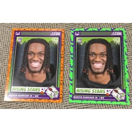 2024 Panini Score A Treat Marvin Harrison Jr RC Lot Of 2 #38 Bats & Pumpkins