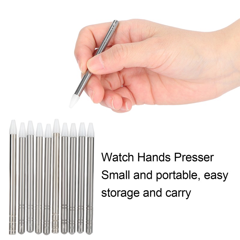 10pcs Professional Watch Hands Fitting Setting Presser Watch Repair Tool