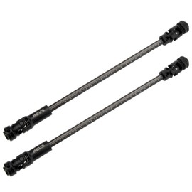MEUS RACING 2Pcs SCX10 Driveshaft 62-180mm Cut to Length Driveshaft for 1/10 RC Crawler Axial SCX10/Tamiya CCO1/Redcat Gen8 etc..