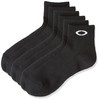 Oakley 93238JP Men's Golf Socks, jet black