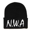 NWA Hiphop Beanie Black Soft Comfortable Casual for Men Women