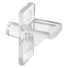 Prime-Line U 10136 1/4 In., Clear Plastic, Shelf Support Peg