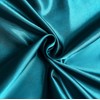 JHCHMX Satin Fitted Sheet - Teal Double, Deep Pocket (35cm)