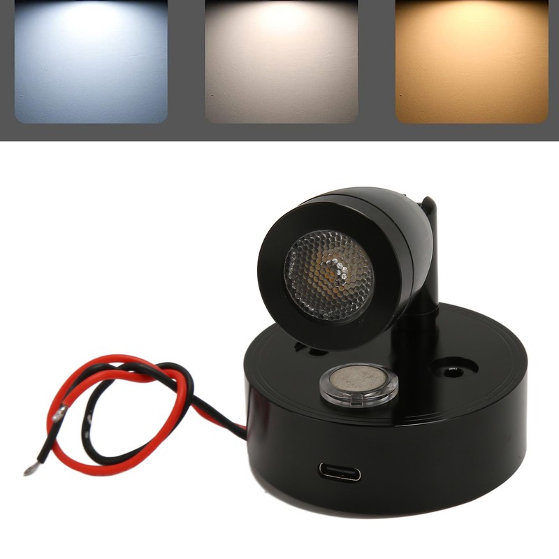 RV Interior Lights RV Dimmable Reading Light with USB Charging