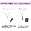 NAGARAKU Volume Eyelash Extensions, Prefabricated Fan Eyelashes, 320 Pieces, Narrow