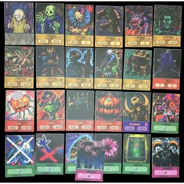 Yugioh Anime Style 25 Card Set - Bonz (Pumpking, Zombie, Etc)