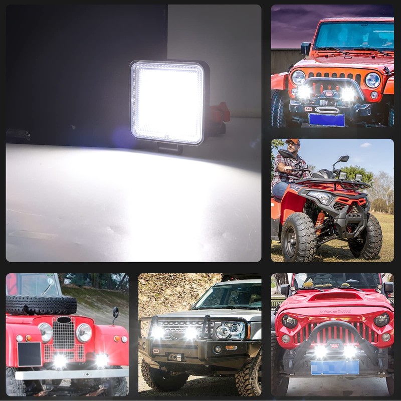 X-STYLE LED Work Light, 12V 24V Fully Waterproof 168W Wide