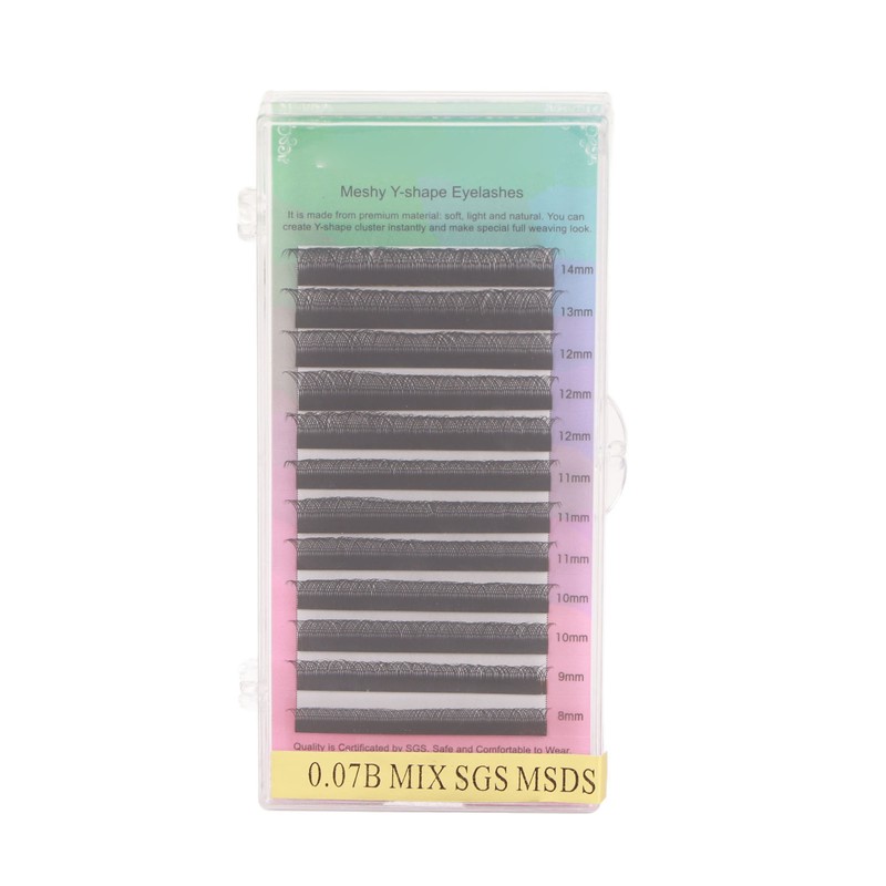 Volume Extension Lashes Soft 0.07B Thickness Double Hair Tip Professional