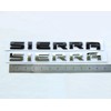 Yoaoo 2Pack OEM Black Sierra Nameplates Letter Emblems Badges Glossy