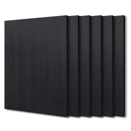 BXI Sound Absorber - 31.5 X 23.6 X 3/8 Inches 6 Pack High Density Acoustic Absorption Panel, Sound Absorbing Panels Reduce Echo Reverb, Tackable Acoustic Panels for Wall and Ceiling Acoustic Treatment