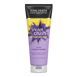 John Frieda Violet Crush, Anti-Yellow Tint Conditioner, Contents: 250 ml, also for orange tones, with purple pigments