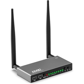 AIMIBO Wireless HDMI Transmitter A8, Only TX - 5.8G Wireless HDMI Extender (656FT/200M), Smooth Screen Casting to Monitor/Projector/HDTV with HDMI Loop-Output, KVM & IR Control, Support Mutiple RXS