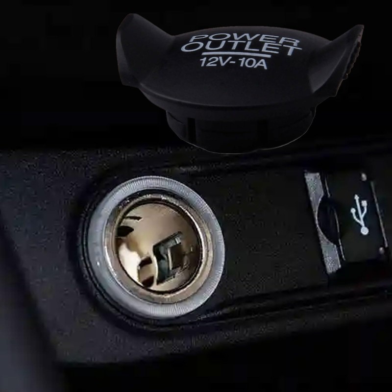 Zeizafa 2Pcs Car Outlet Covers 12V Power Socket Plug Covers