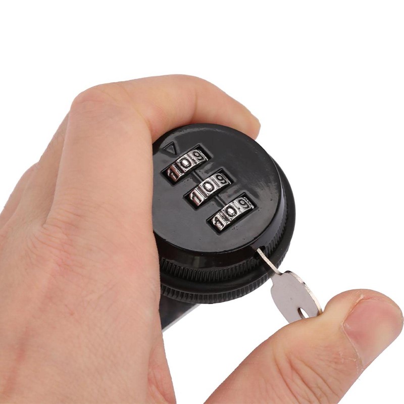 Steel Zinc Alloy Password Combination Locker, Easy Three Digit Password