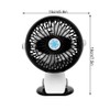 Portable Mini USB Table Fan Rechargable Battery Clip On Desk