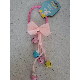 Greenbrier Pink Easter Jingle Bell Door Knob Hanger 11-12”-Brand New-SHIPS N 24 HRS