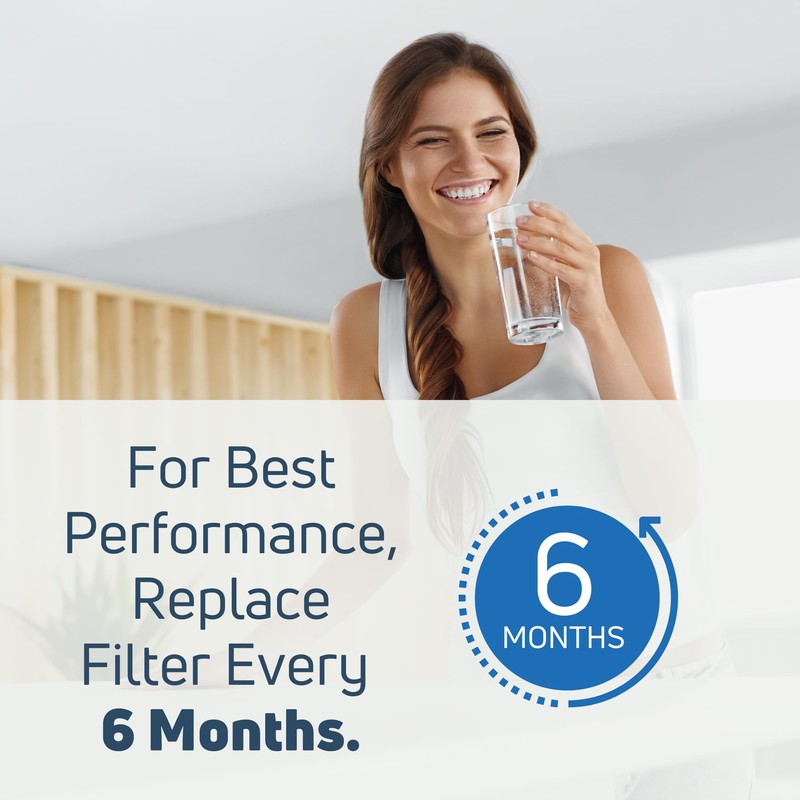 2-Pack Replacement for General Electric HSM25GFRASA Refrigerator Water Filter -