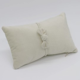 Zeroest Posing Pillows Newborn Photography Baby Posing Pillow Infant Photo Shoot Props Velvet Posing Pillow with Headband (Beige)