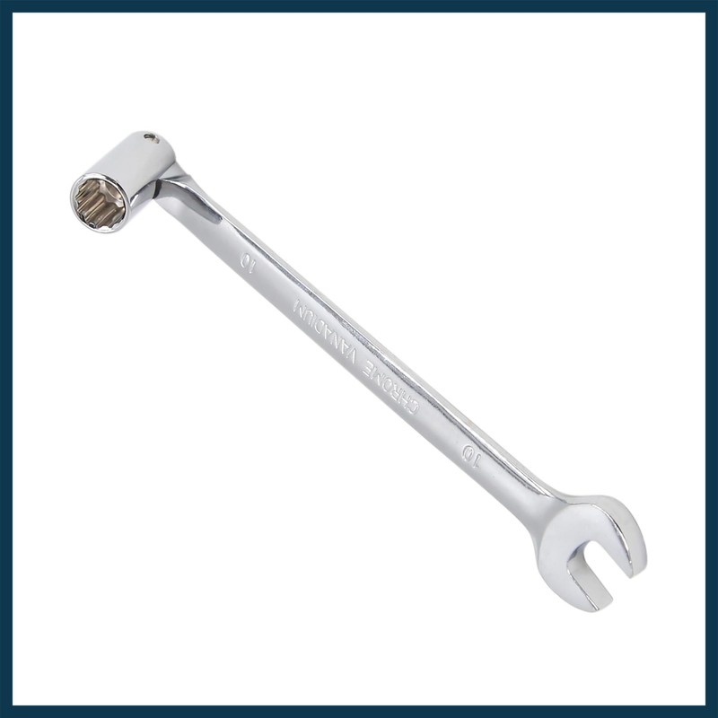TUCKBOLD 10mm Swivel Head Combination Socket Spanner Wrench Auto Car