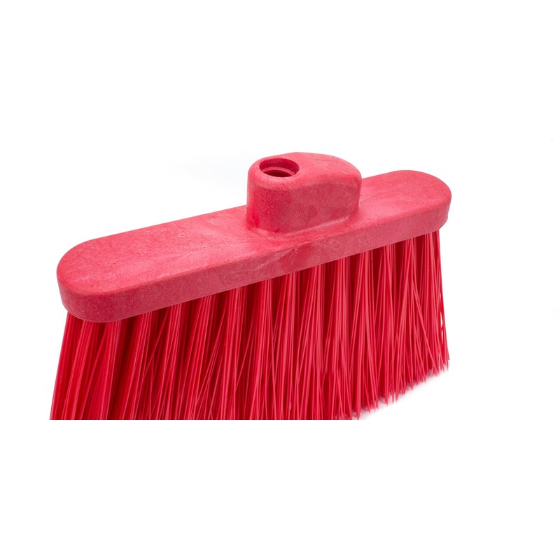 SPARTA Plastic Broom Head, Angled, Un-Flagged for Large Debris Indoor,
