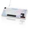 HELLO GANSS 75% Wired Hot Swappable Mechanical Keyboard with Metal