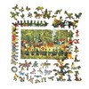Wooden Jigsaw Puzzle for Adults - Uniquely Shaped Pieces -