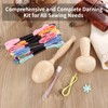 50 PCS Darning Egg Darning Mushroom Set for Socks Wooden