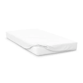 Belledorm White Jersey Fitted Sheet, 100% Jersey Cotton (2'6" Bunk Bed) To fit Mattress 15cm – 25cm