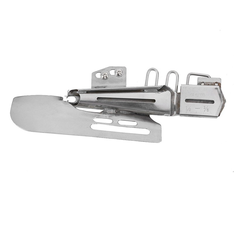 Overlock Binder Right Angle Hem Industrial Sewing Machine Folder Attachment