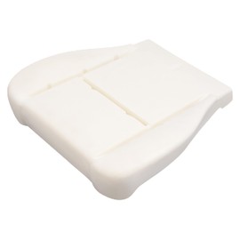 KUAFU Seat Foam & Seat Bottom Cover Compatible with 2001-2004 Toyota Tundra Replacement Seat Foam Cushion Seat Cover Driver Side White & Gray 2 Packages