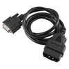 X AUTOHAUX 1.5m OBDII OBD2 Male to 15 Pin Male