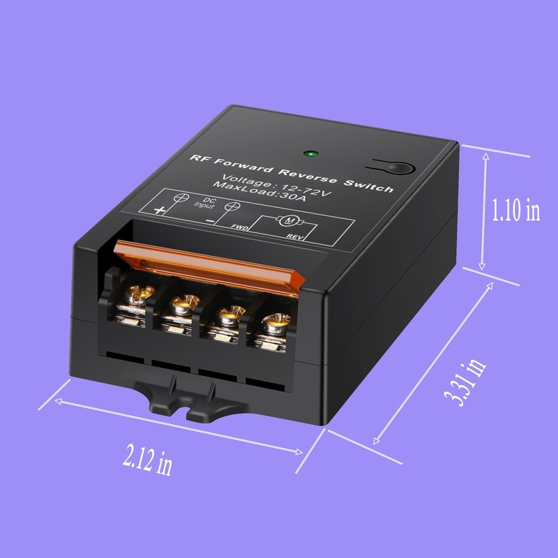 idealWIN Forward Reverse Switch with Remote MaxLoad 30A,Linear Actuator Controller
